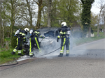 Prio 1 Brand Wegvervoer Auto Trekwei Driezum